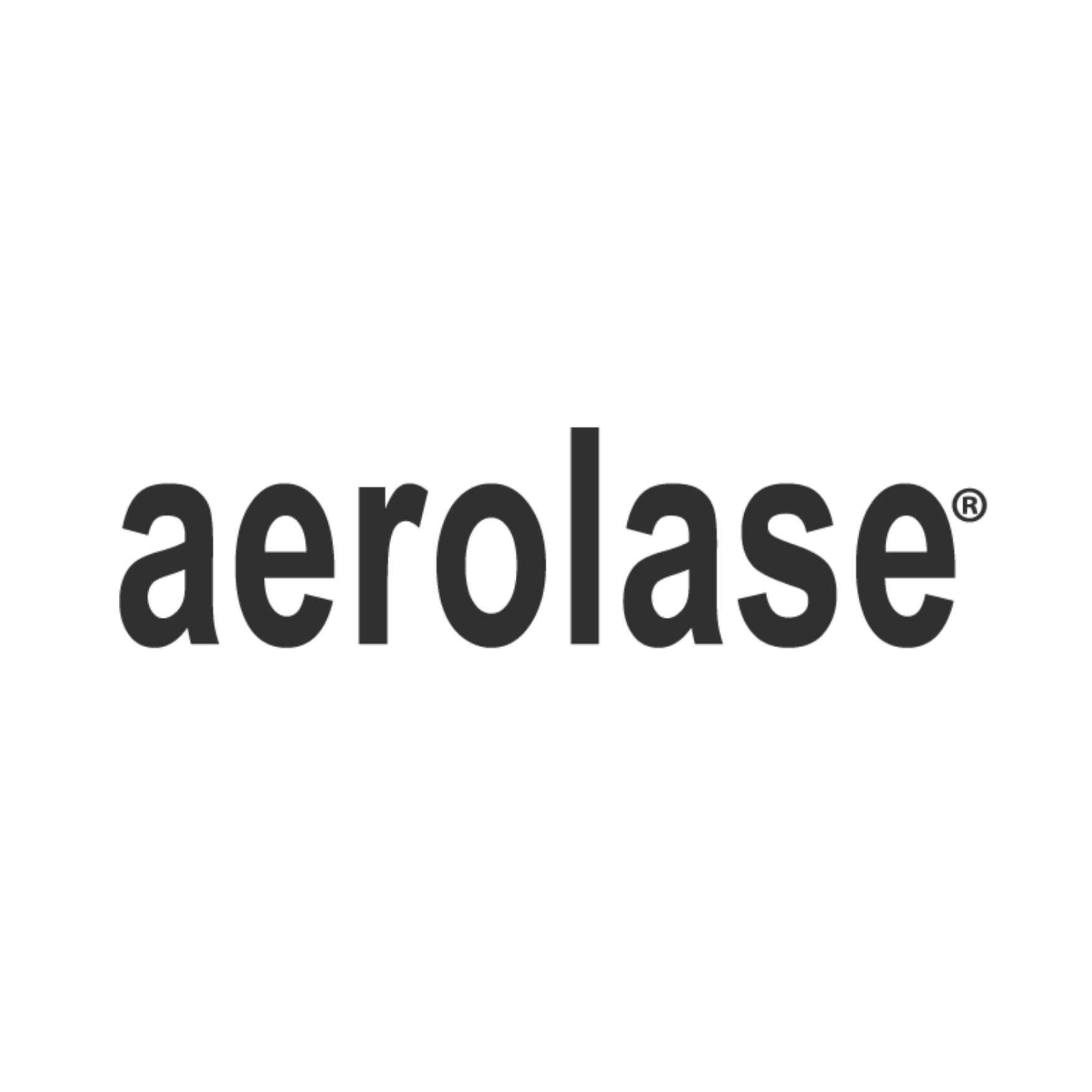 The Aerolase logo with a stylized droplet shape above the word 'aerolase' in lowercase letters.