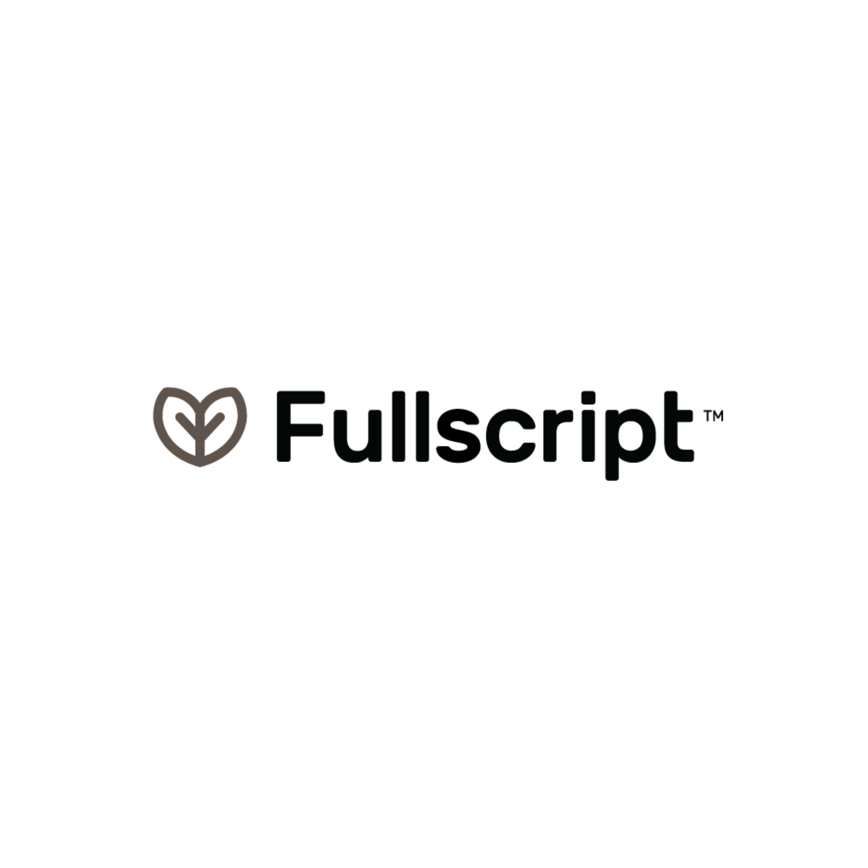 Full script logo with a heart-shaped leaf icon and the words 'Full script' in black.