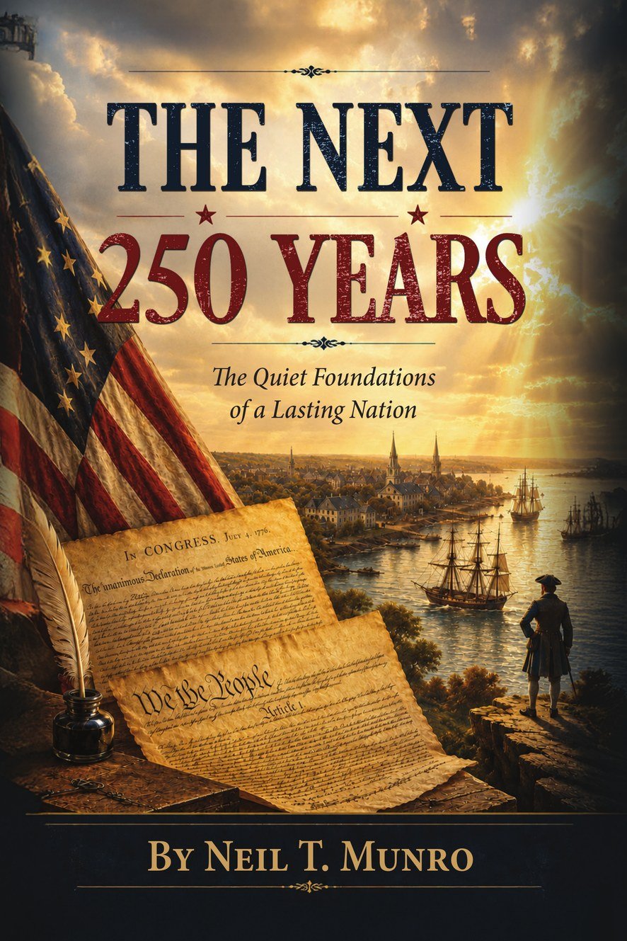 Book cover of The Next 250 Years by Neil T. Munro