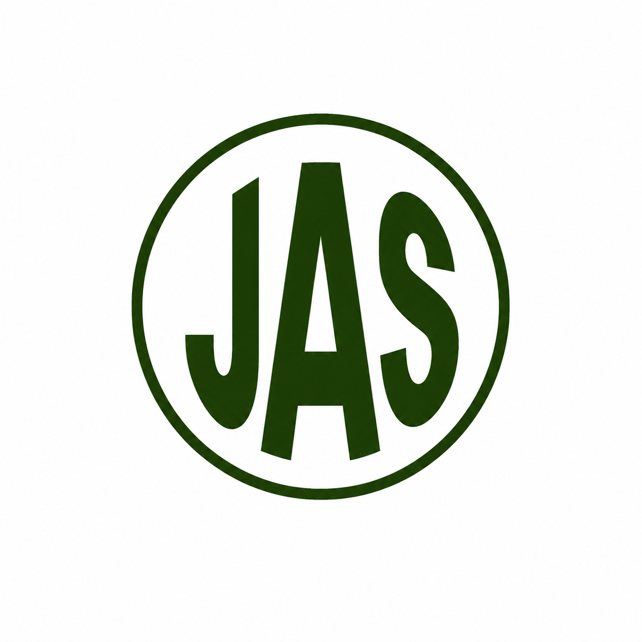 Green circle logo with the text 'JAS' in the center.
