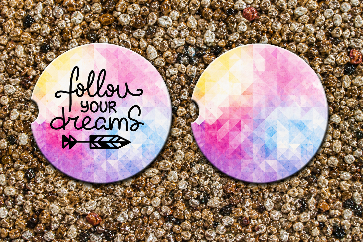 Inspirational Neoprene Car Coasters