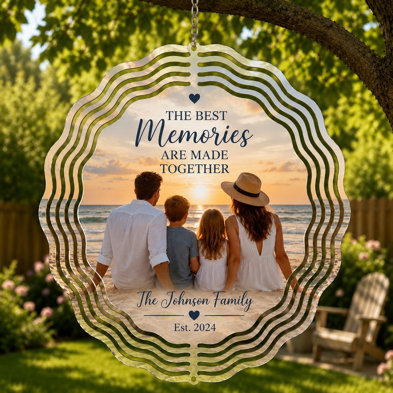 Personalized Family Wind Spinner