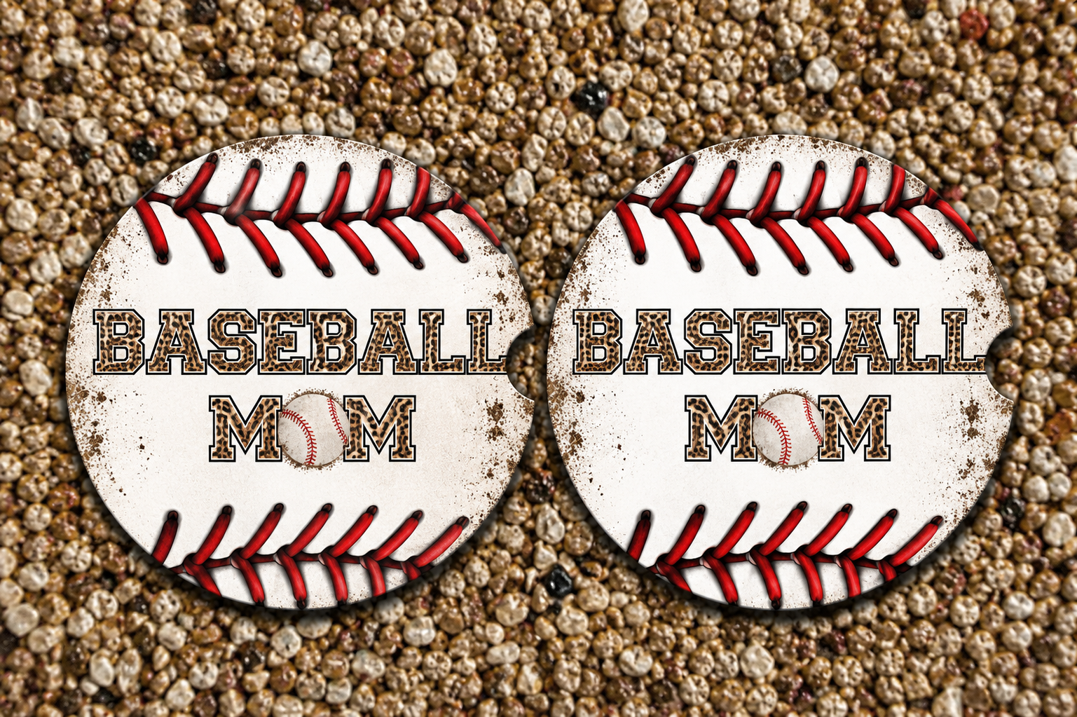 Baseball Mom Car Coasters