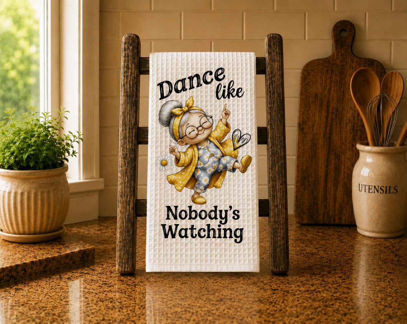 Whimsical Joy Kitchen Towel