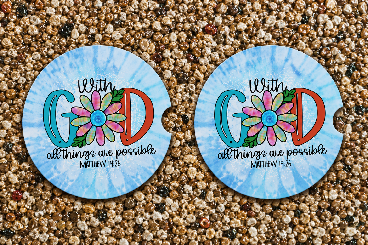 Inspirational Neoprene Car Coasters