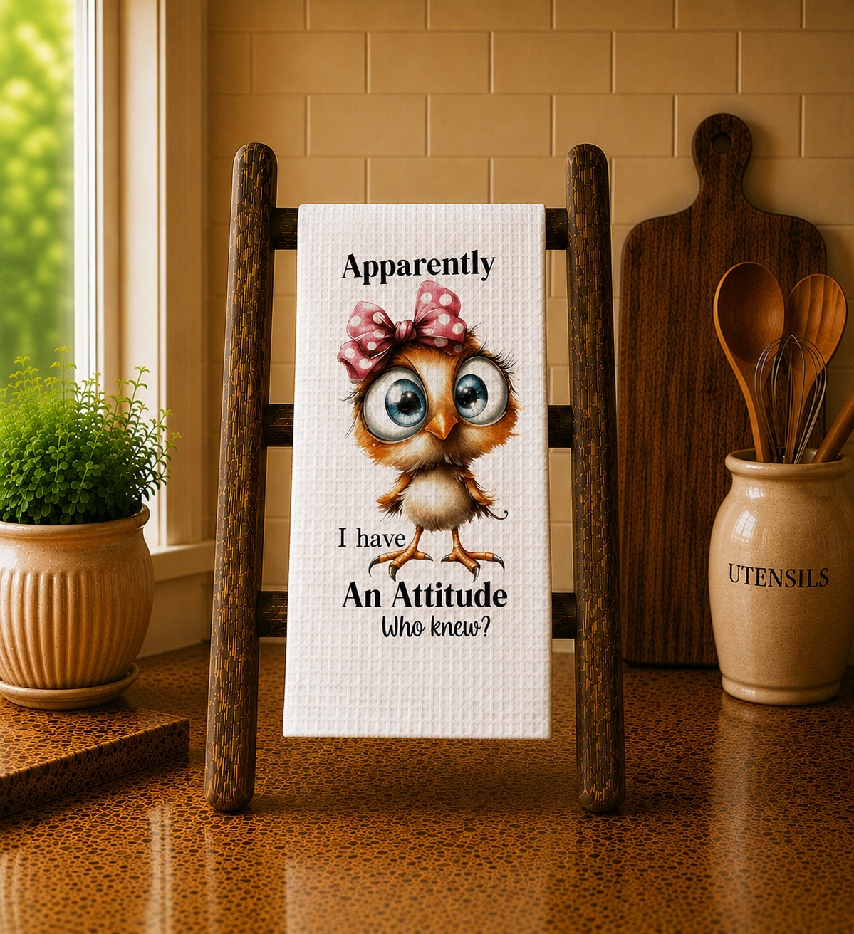 Funny Chicken Kitchen Towel