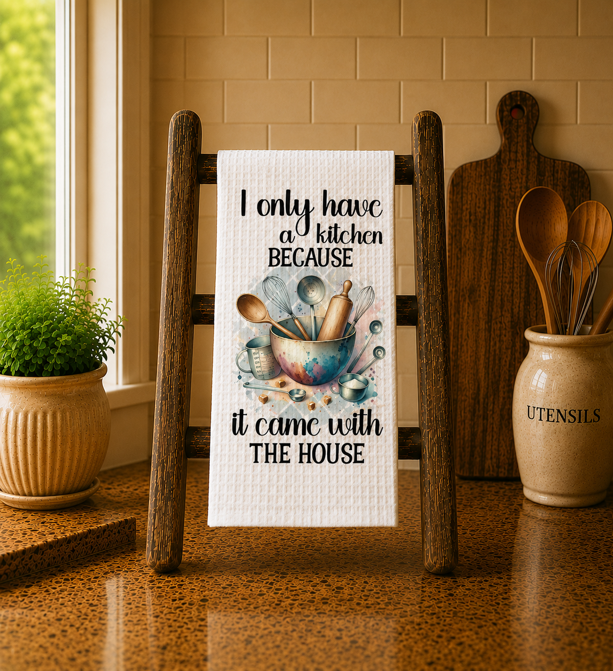 A Dash of Humor Kitchen Towel