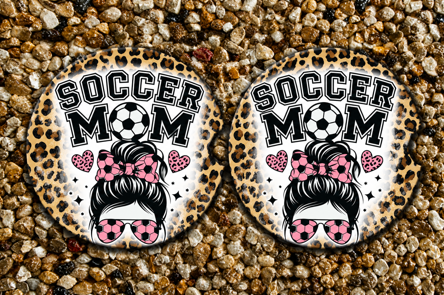 Soccer Mom Neoprene Car Coasters