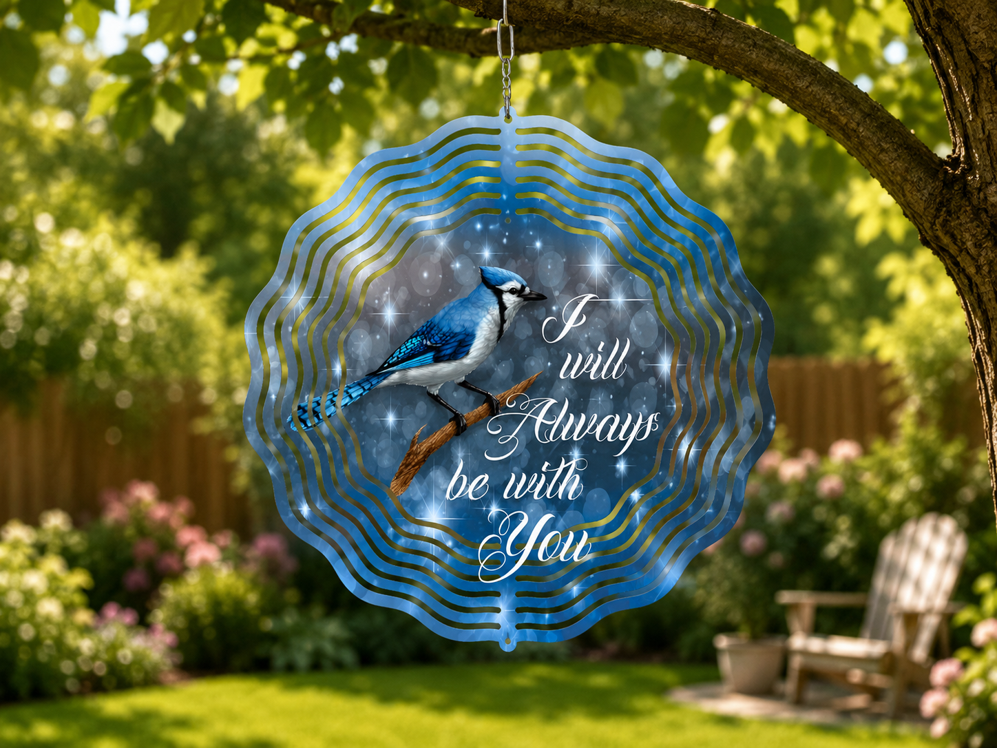 Blue Jay Serenity Wind Spinner