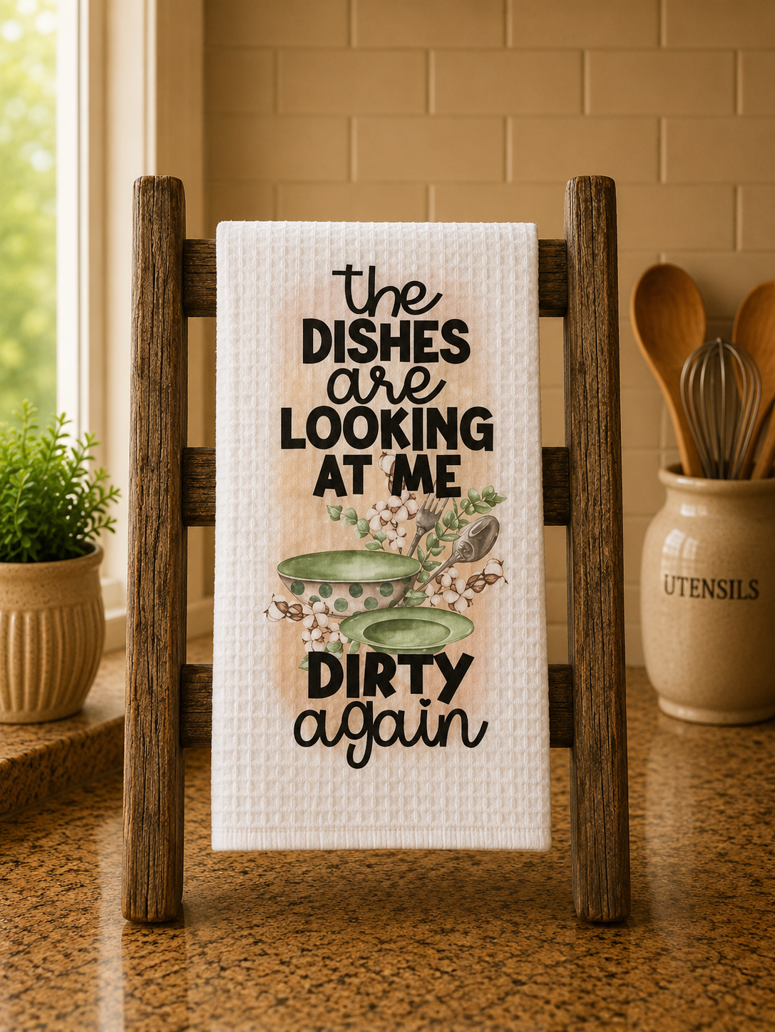 Witty Kitchen Companion Towel