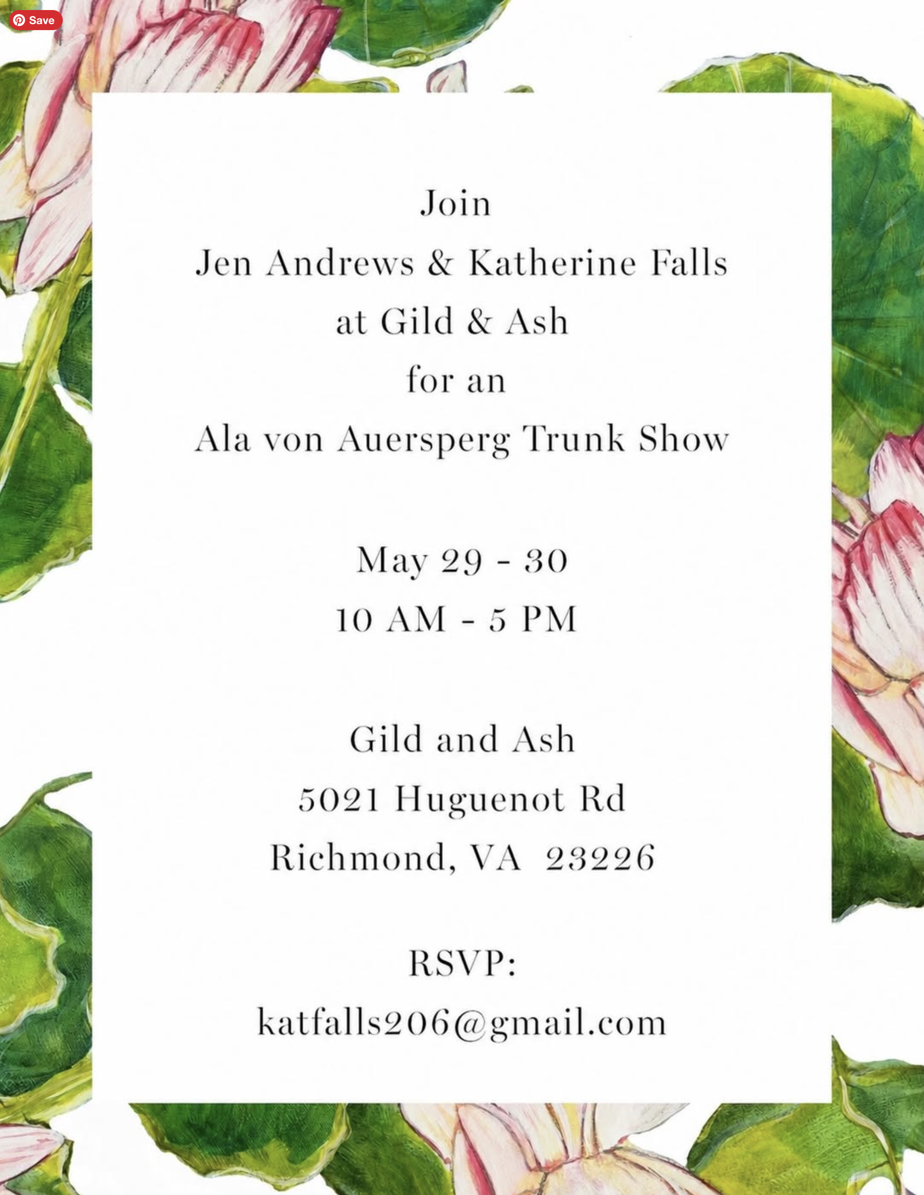 Ala von Auersperg’s 2nd Annual Trunk Show