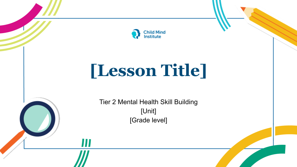 Select presentation templates for Middle School