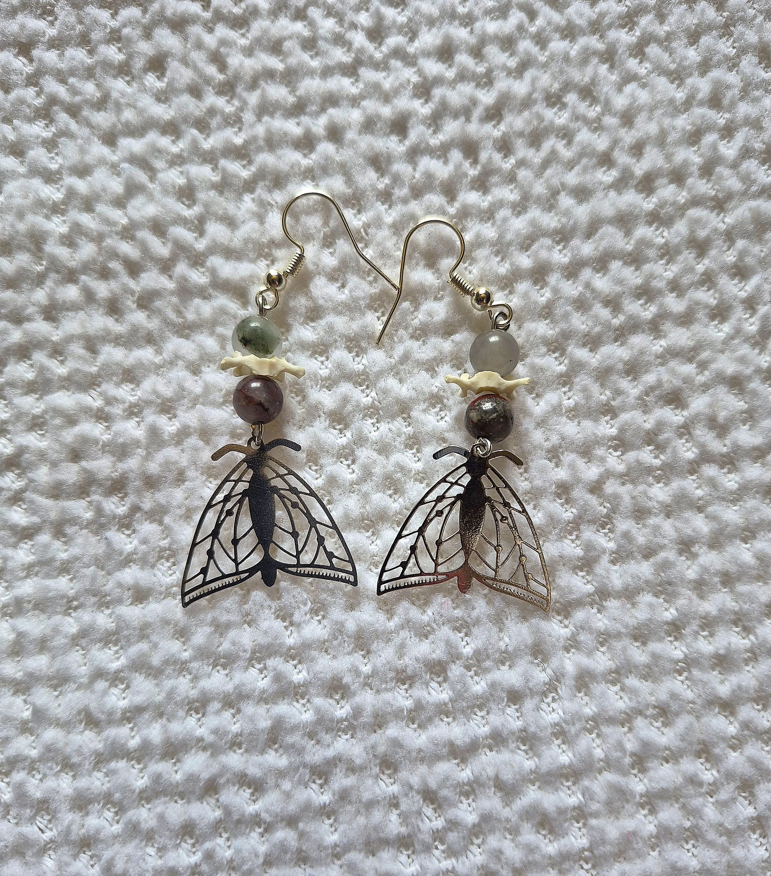Moth Earrings