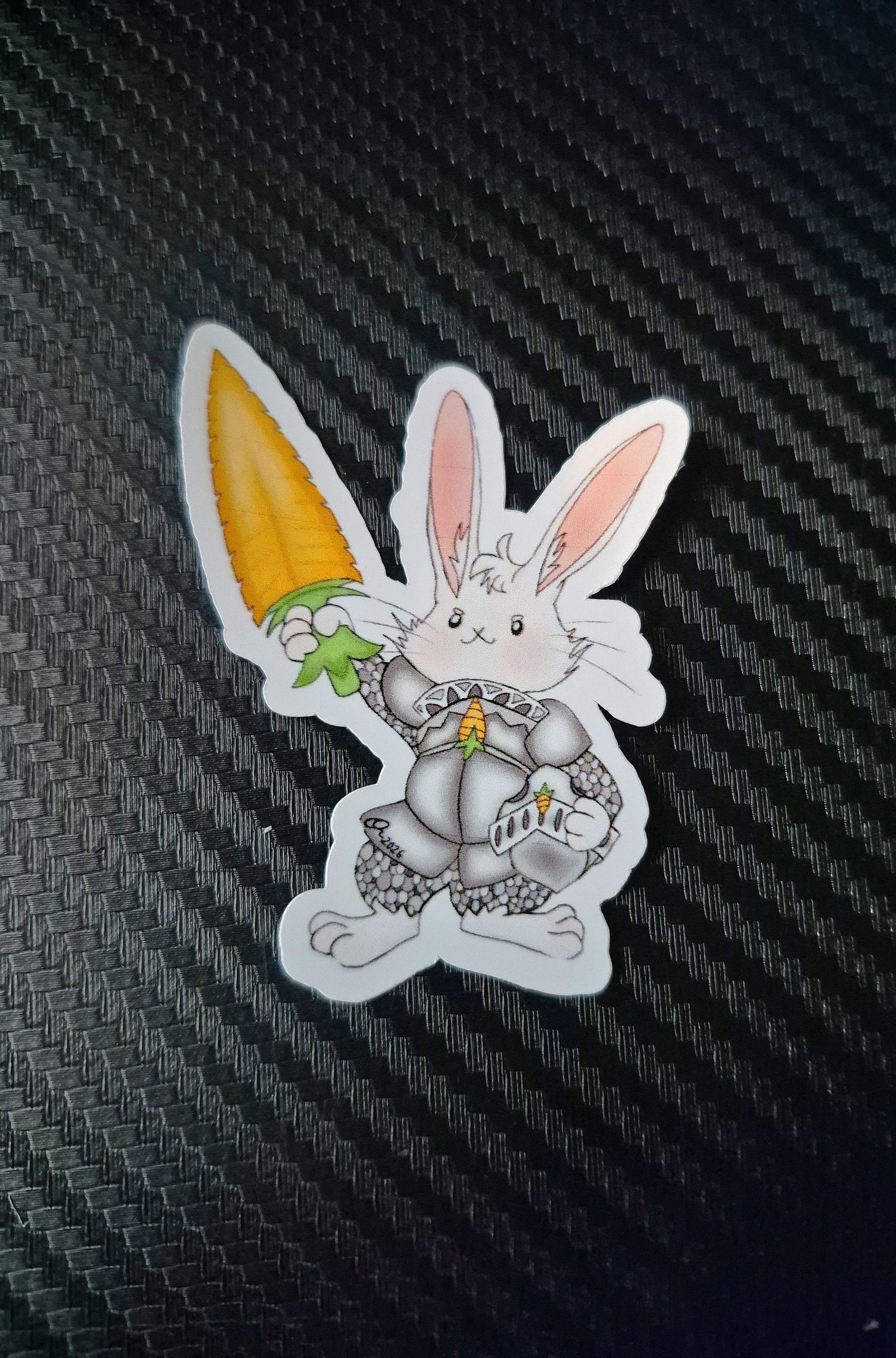 Knight Bunny Sticker