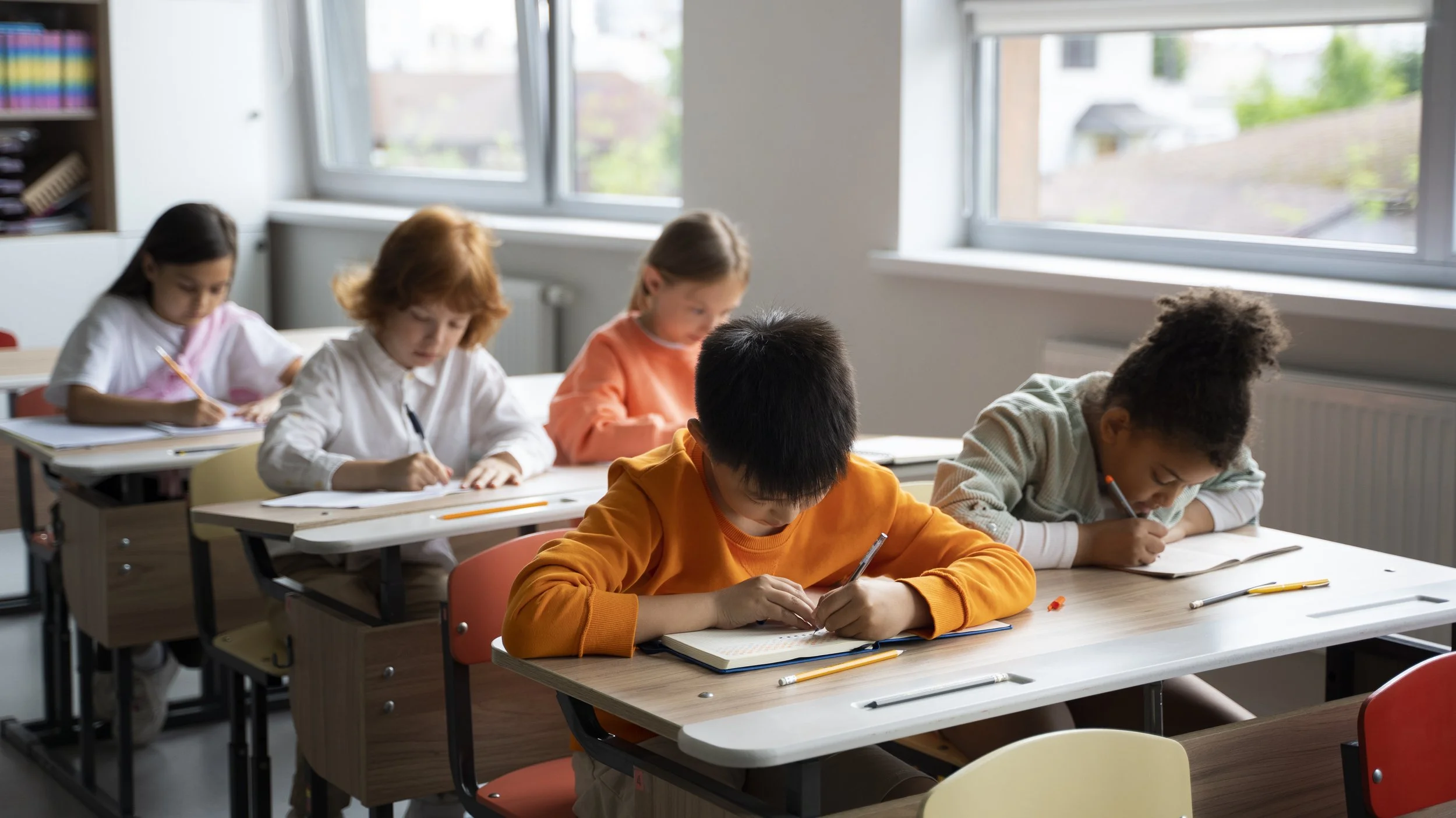 Enfants à l'école