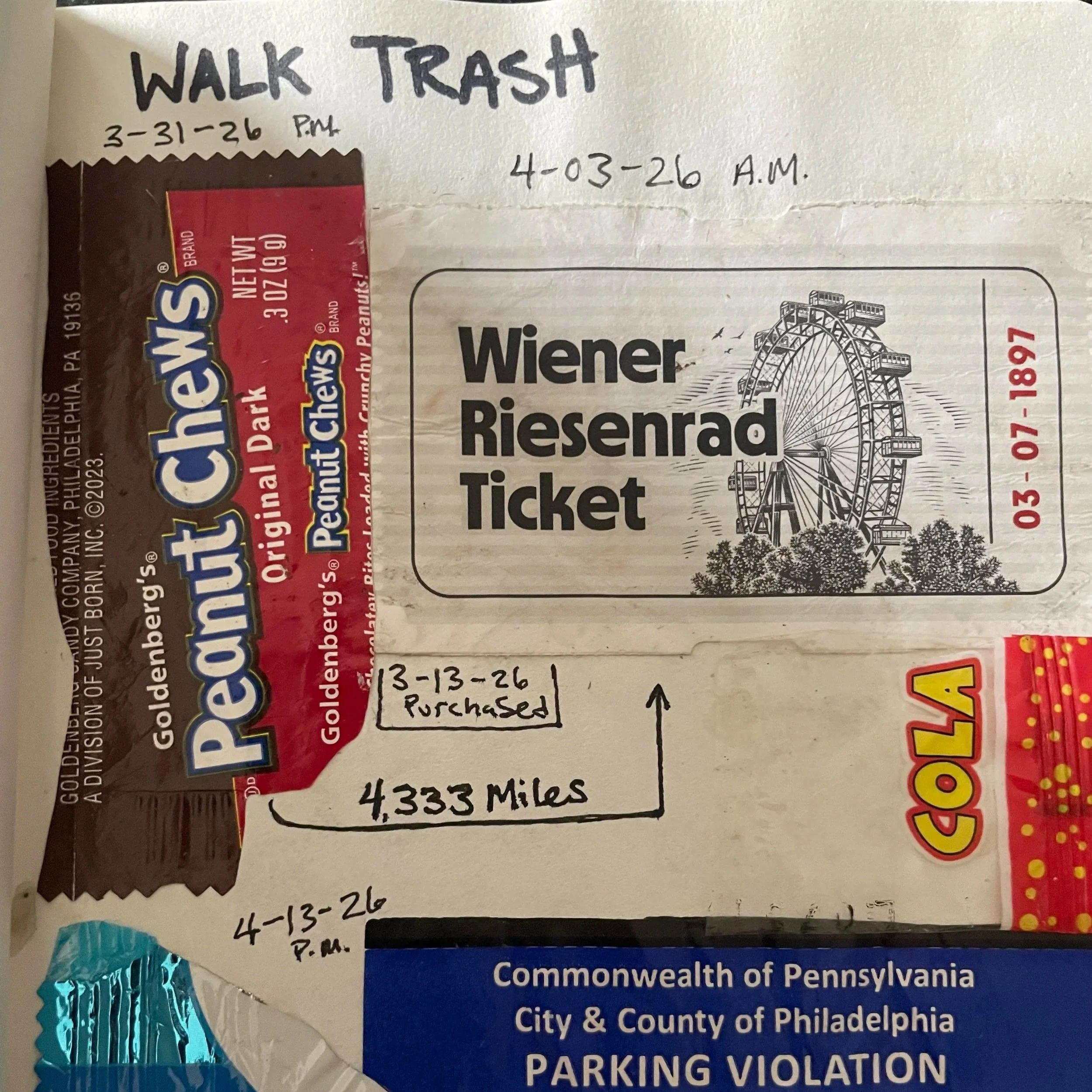 Walk Trash Journal