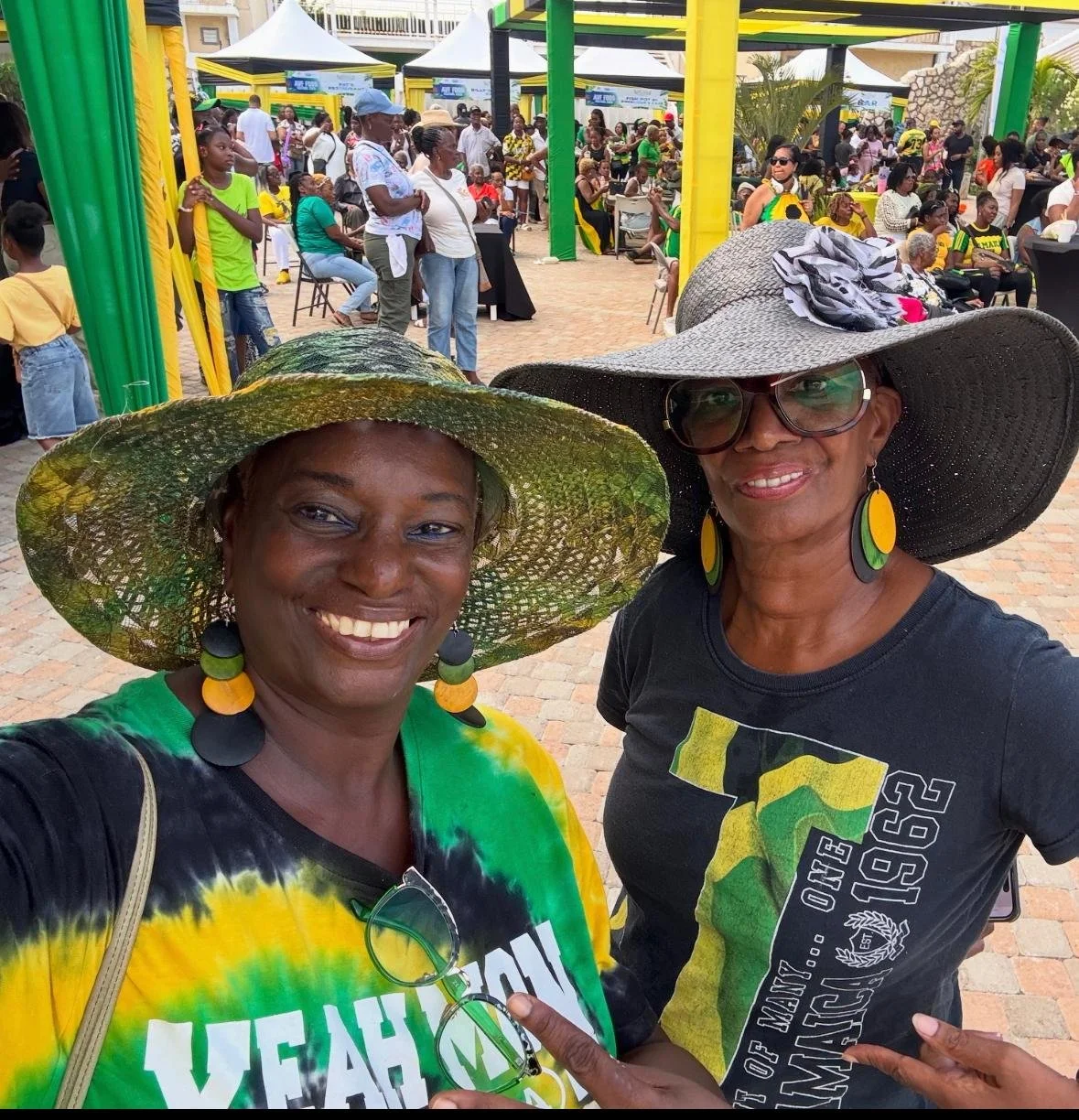 The Jamaica Culinary Tours(JCT) tour owners and Team Anne and Janet Crick