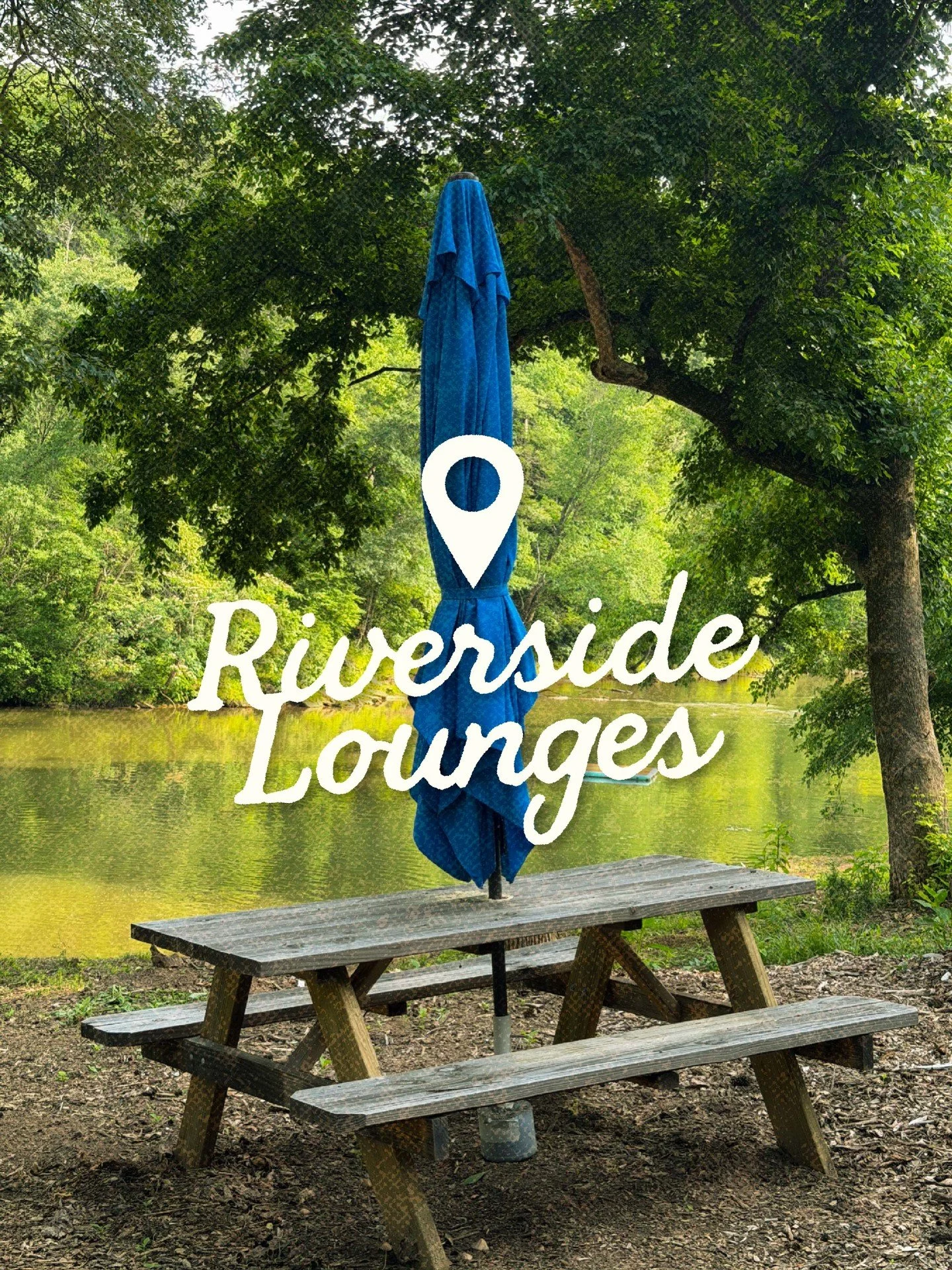 Your own private spot on the Pacolet River... all day, all yours. 🌿🌊

Riverside Lounges at Vintage View Adventures are fully set up and ready for you when you arrive. Fire pit with cooking grate and firewood, picnic table with shade umbrella, a pre
