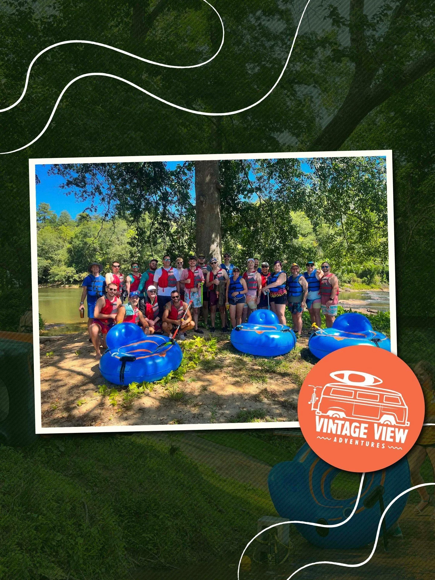 A Riverside Lounge + a tube float = the ultimate group day. 🌊

This group tubed the Pacolet River and paired it with a Riverside Lounge right here in Spartanburg &mdash; and that combo is hard to beat! Float the river, kick back by the fire, and spe