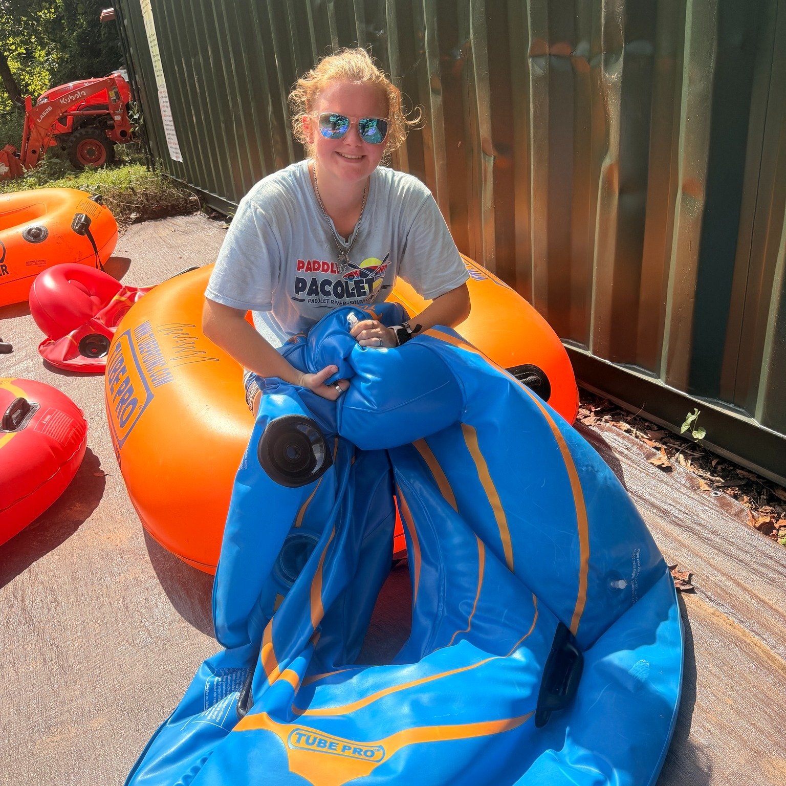 PUBLIC SERVICE ANNOUNCEMENT: The river tubes have officially begun their annual winter migration to the back of the Adventure Annex. Please do not attempt to wake them; they are resting from a long summer!

While the floaties are hibernating, the kay