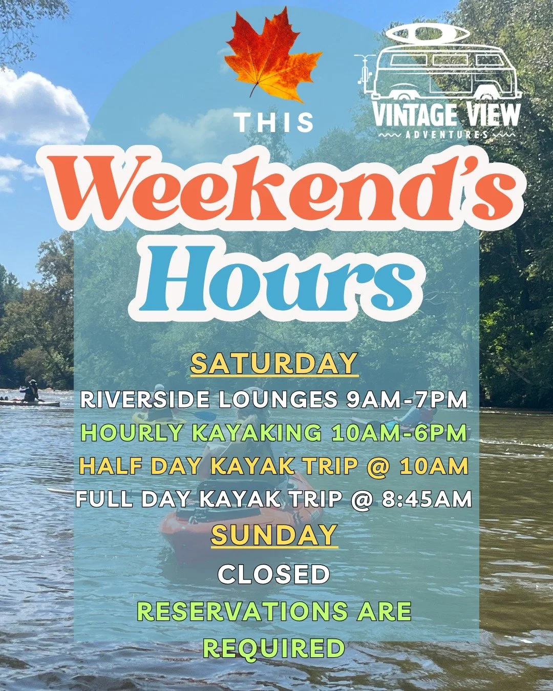 PLEASE DO NOT TAP ON THE STORAGE DOOR. THE TUBES ARE SLEEPING. 🛟🚫

Now that we&rsquo;ve established the tubes are tucked in until next season, here is your official protocol for this weekend at Vintage View Adventures:

Step 1: Reserve an hourly, 4