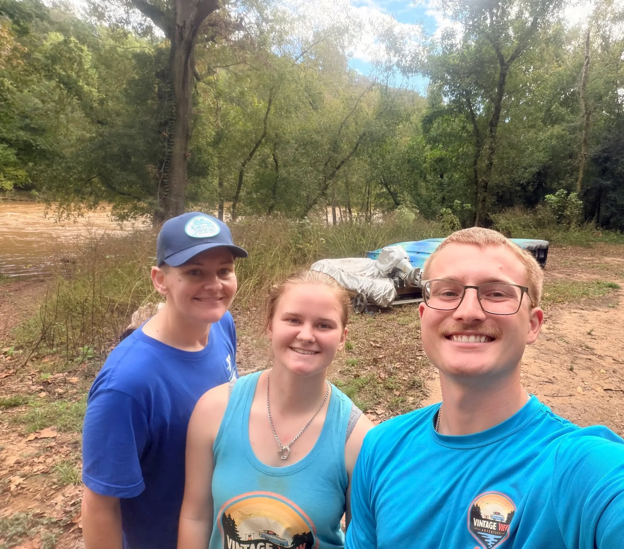 VVA RANGER LOG: Hurricane Isaias pushed heavy rainfall through our basin this weekend and the Pacolet River decided to climb out of it's banks. Thanks to our quick response of our team they hauled gear up out of the flood plain and a heroic neighbor 