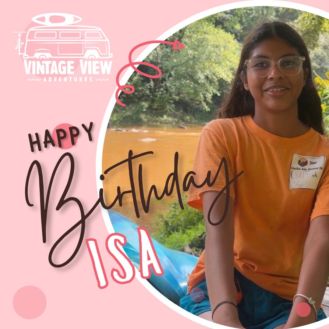 A massive HAPPY BIRTHDAY to one of our favorite river crew members, Isa! 🎂🚣&zwj;♀️🎉

Whether she was greeting everyone with the warmest smile at check-in, or keeping the good vibes rolling on the hottest summer days, Isa brought pure sunshine to o