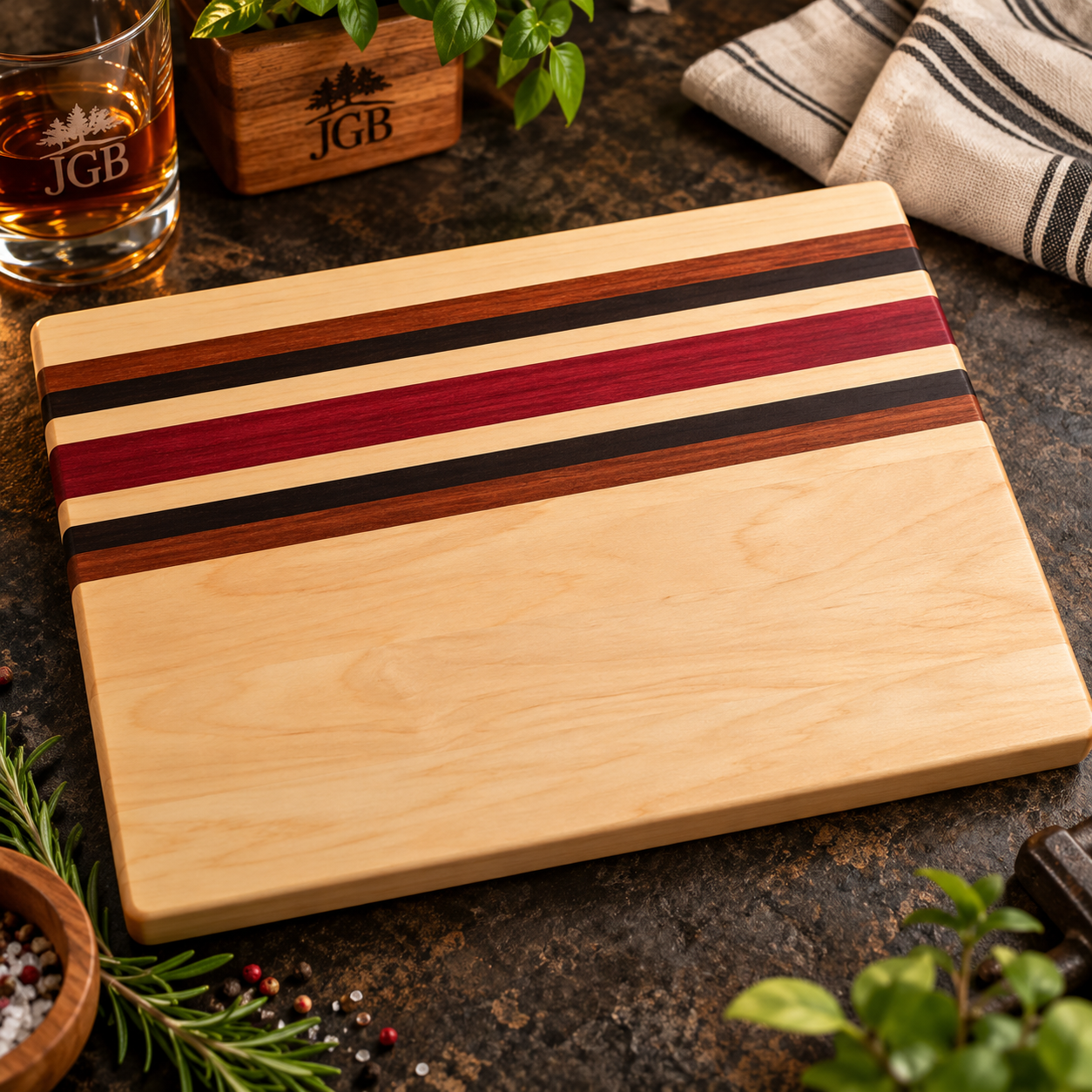 Rustic Striped Maple Charcuterie Board.png