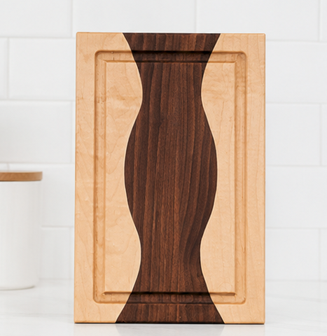 The Walnut Vessel - Walnut & Maple (10x16x1)