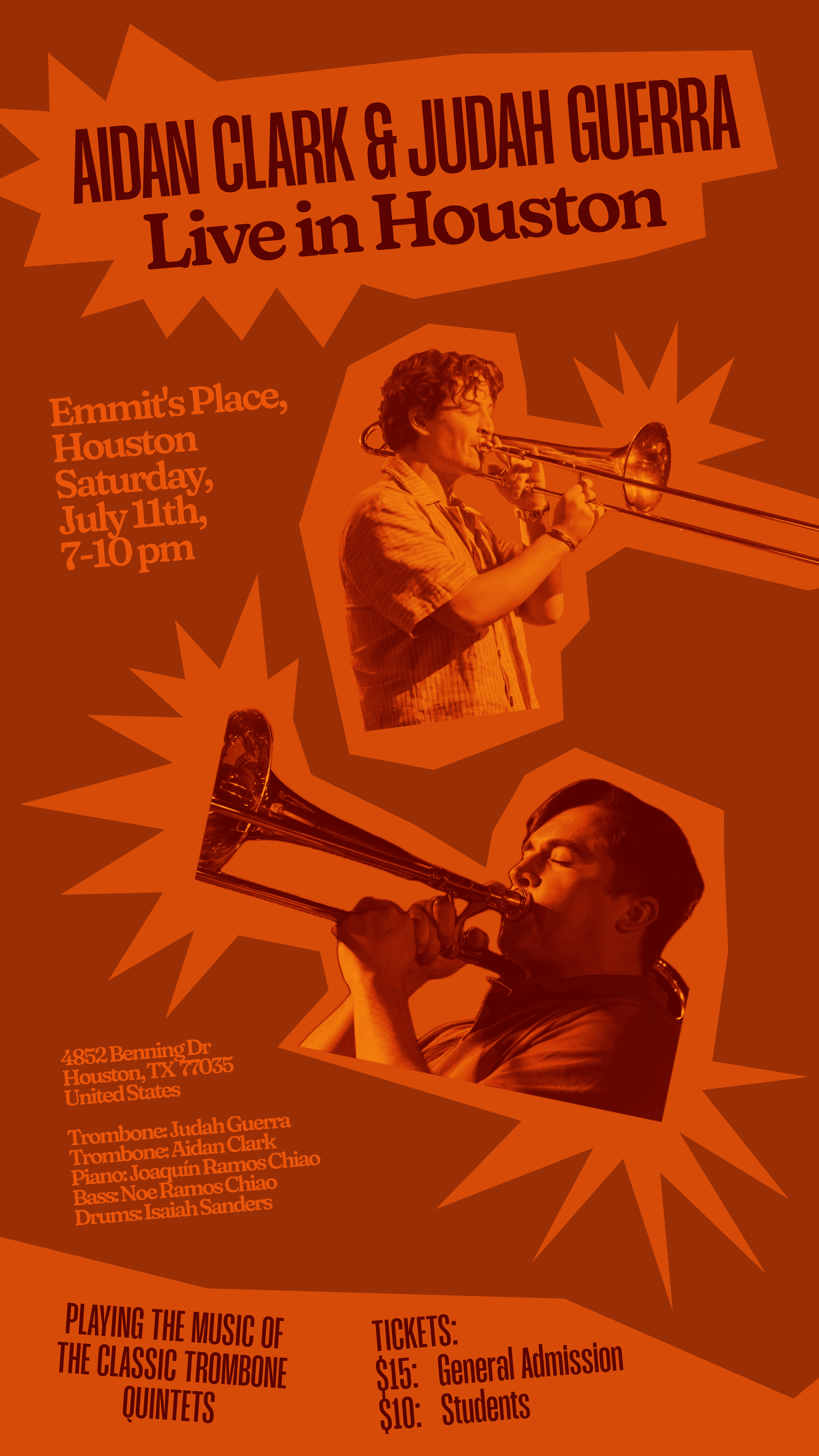 Aidan Clark &amp; Judah Guerra: Live in Houston