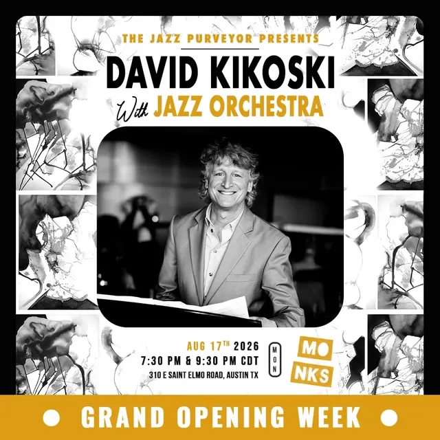 GRAND OPENING WEEK | The Jazz Purveyor Presents: David Kikoski w/Jazz Orchestra