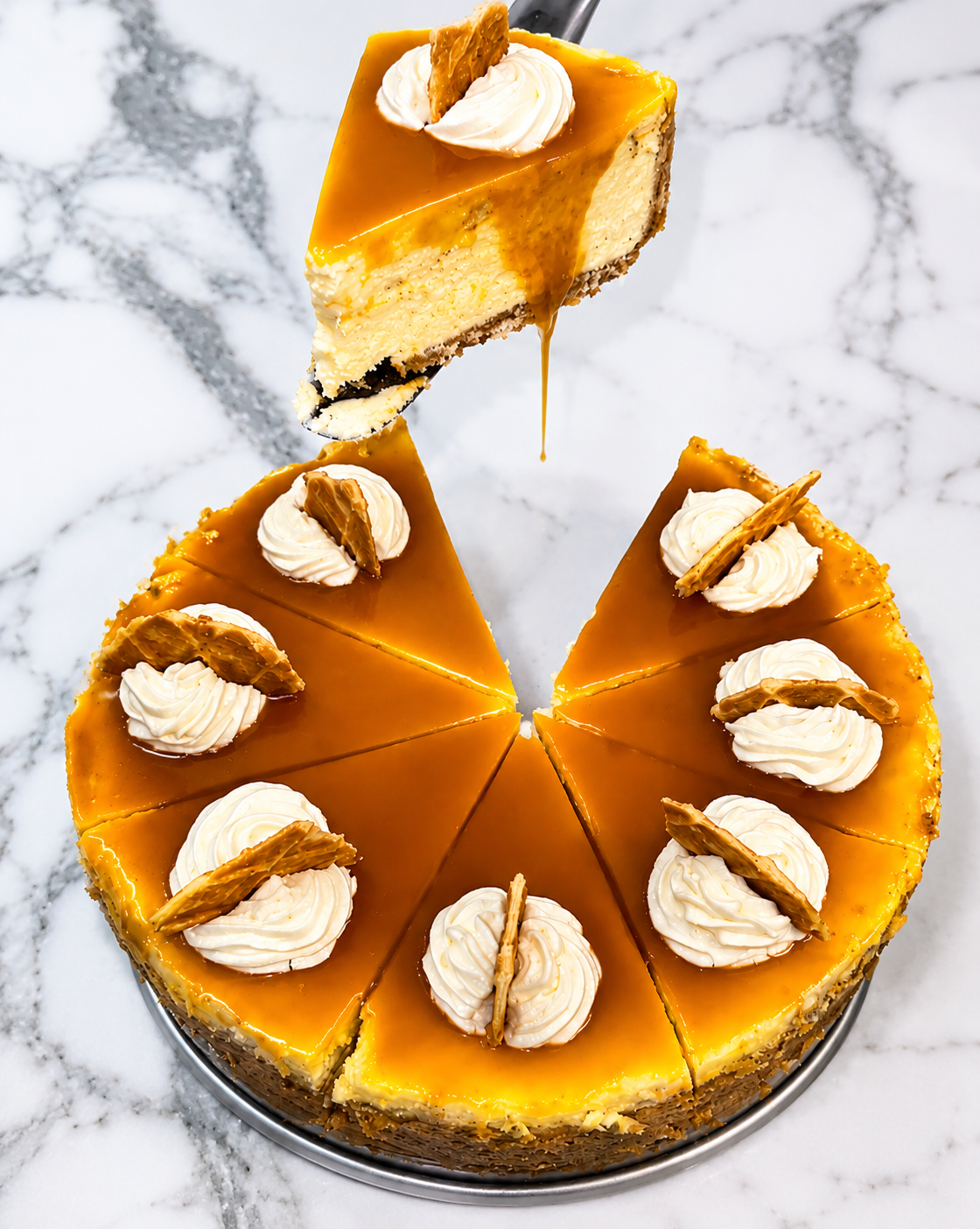 Sea Salt Caramel Cone (by the slice) PRE-ORDER (available Saturday)