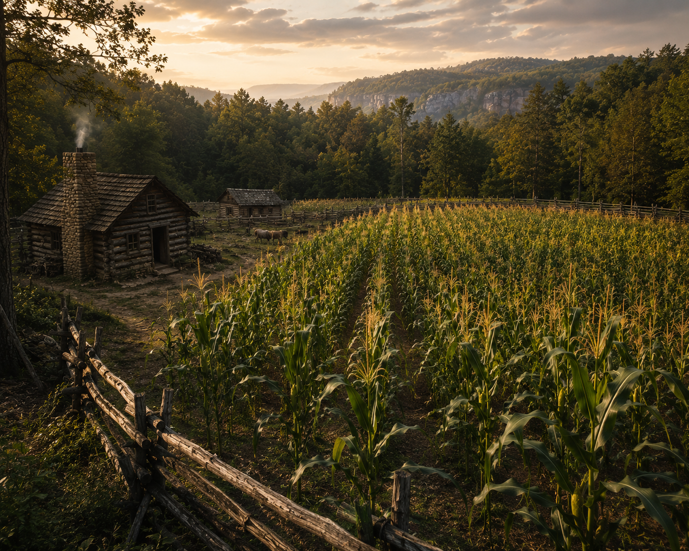 The Cumberland Plateau, 1800