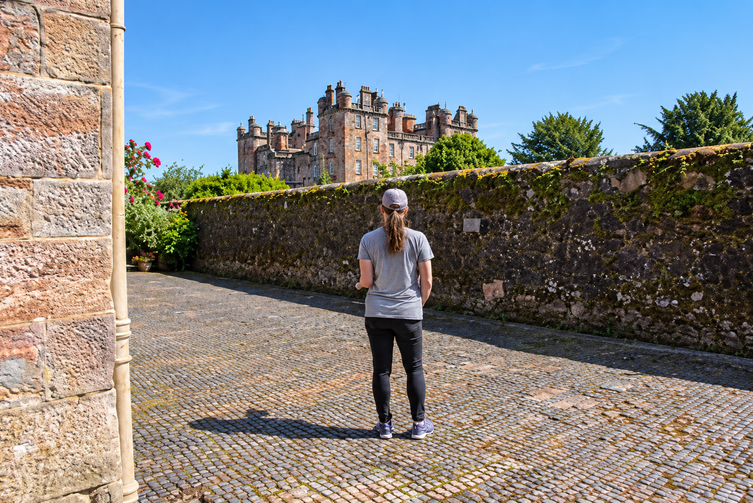 Drumlanrig Caste grounds