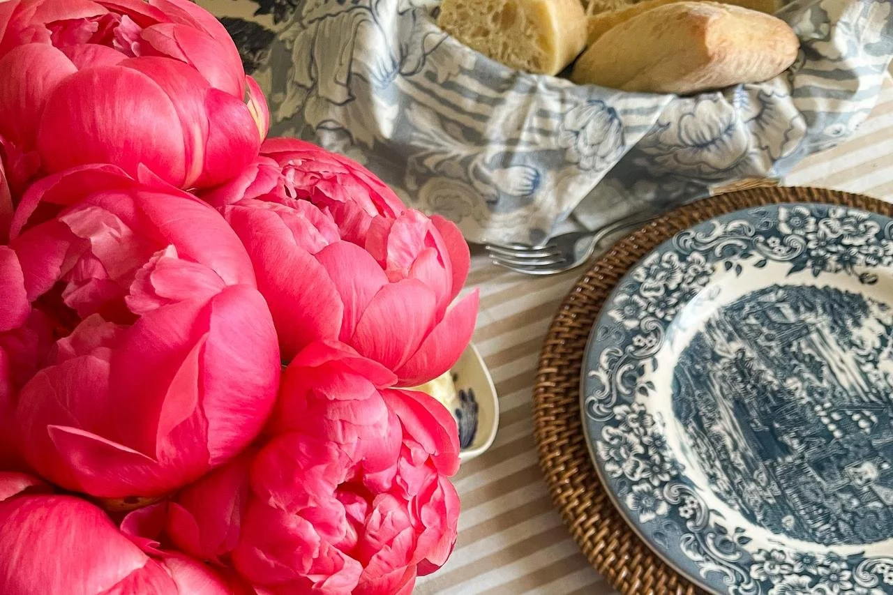 The Breakfast Table That Started With Peonies