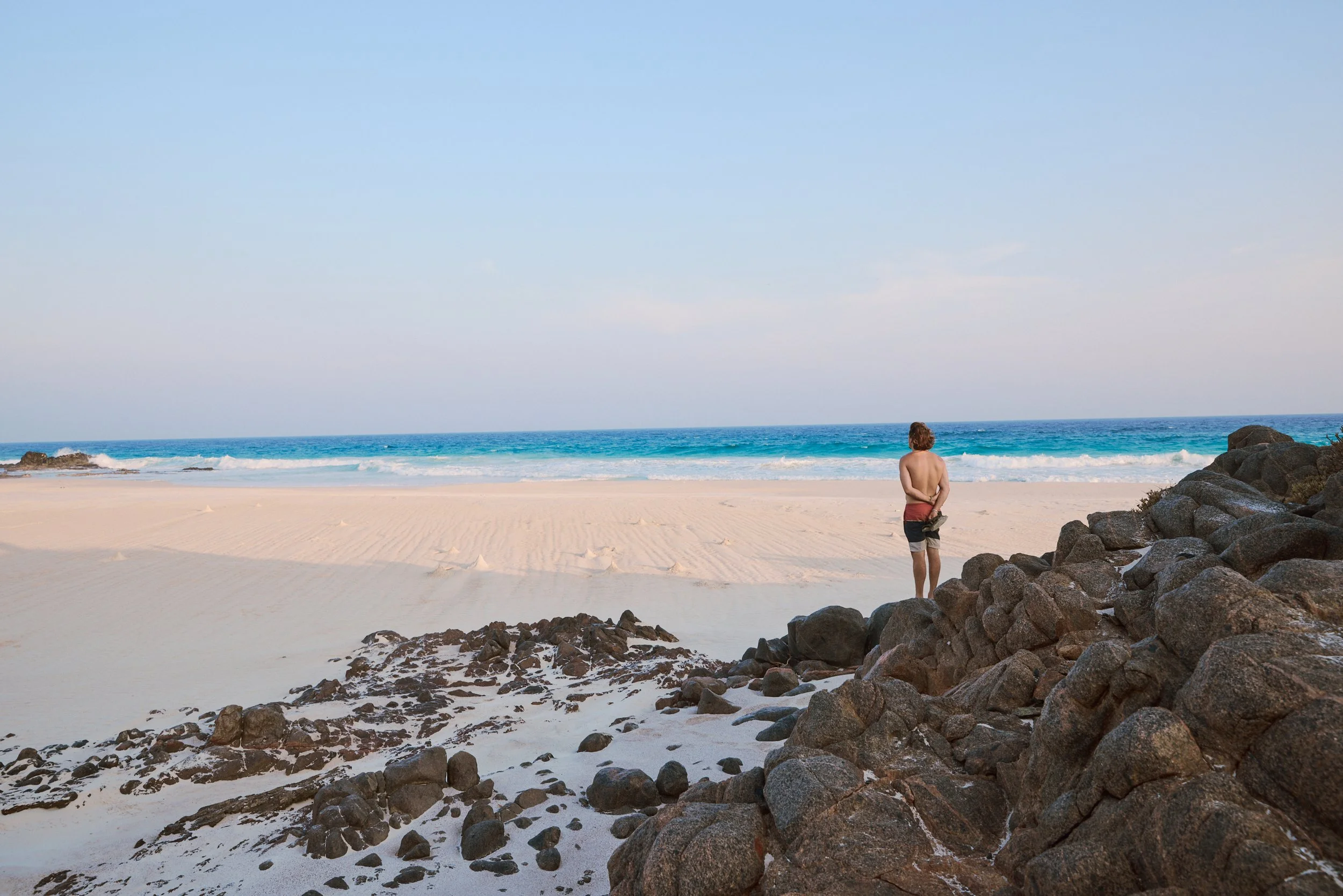 Contemplating the days adventures - Socotra
