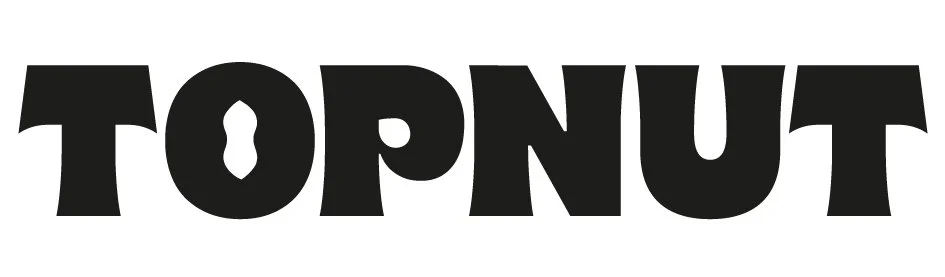 The word 'TOPNUT' in bold, black, stylized letters.