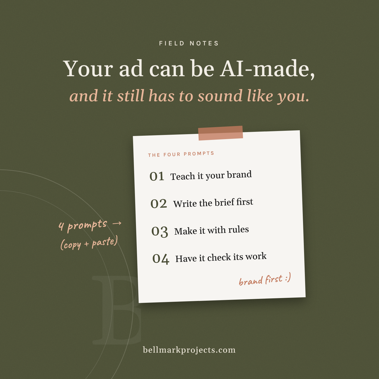 Your Ad Can Be AI-Made. It Still Has to Sound Like You.