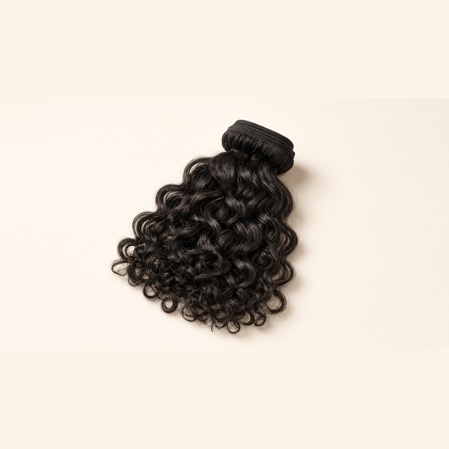 Russian Hair Extensions 18" #1A Soft Black Curly
