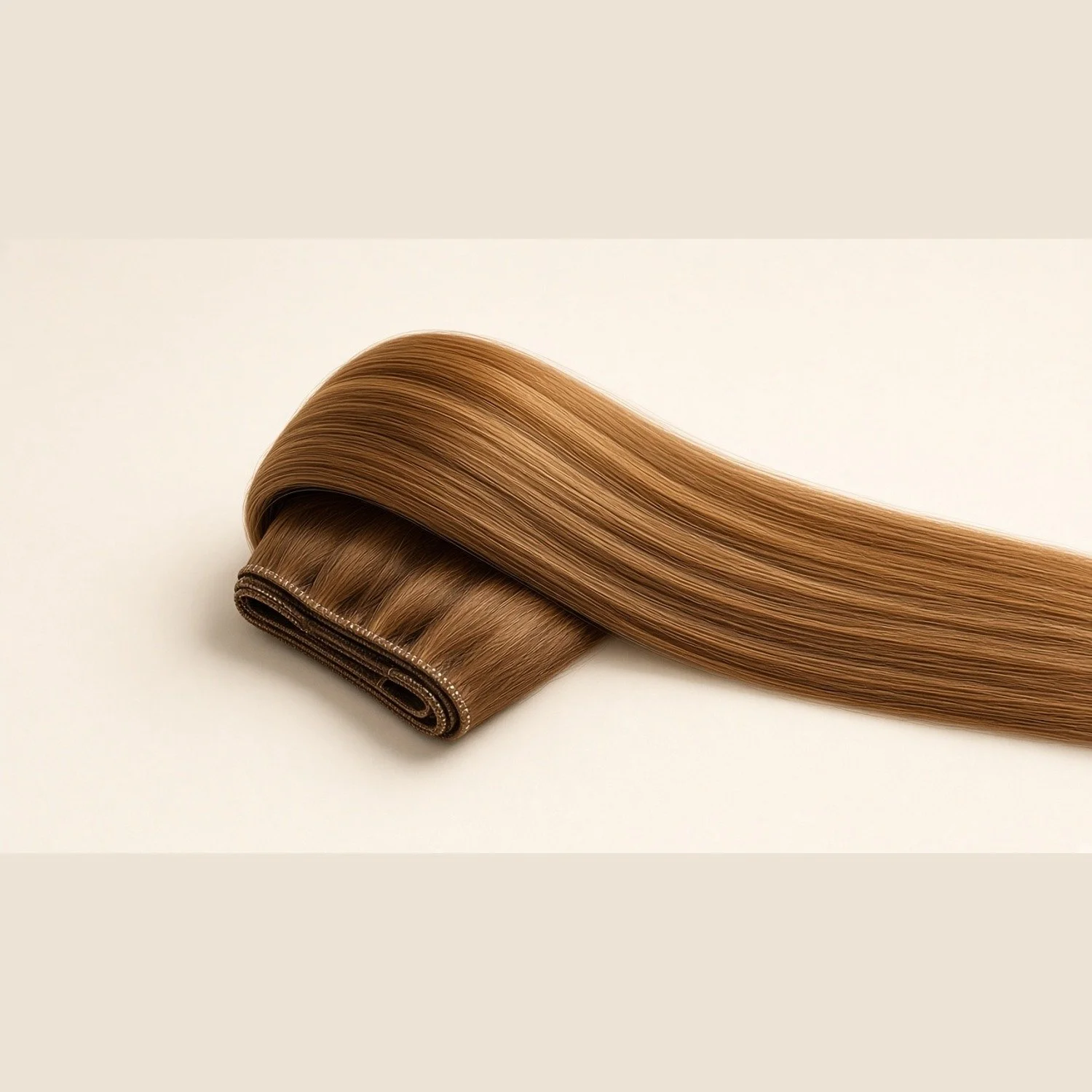 Russian Hair Extensions 18" #12 Golden Brown Straight