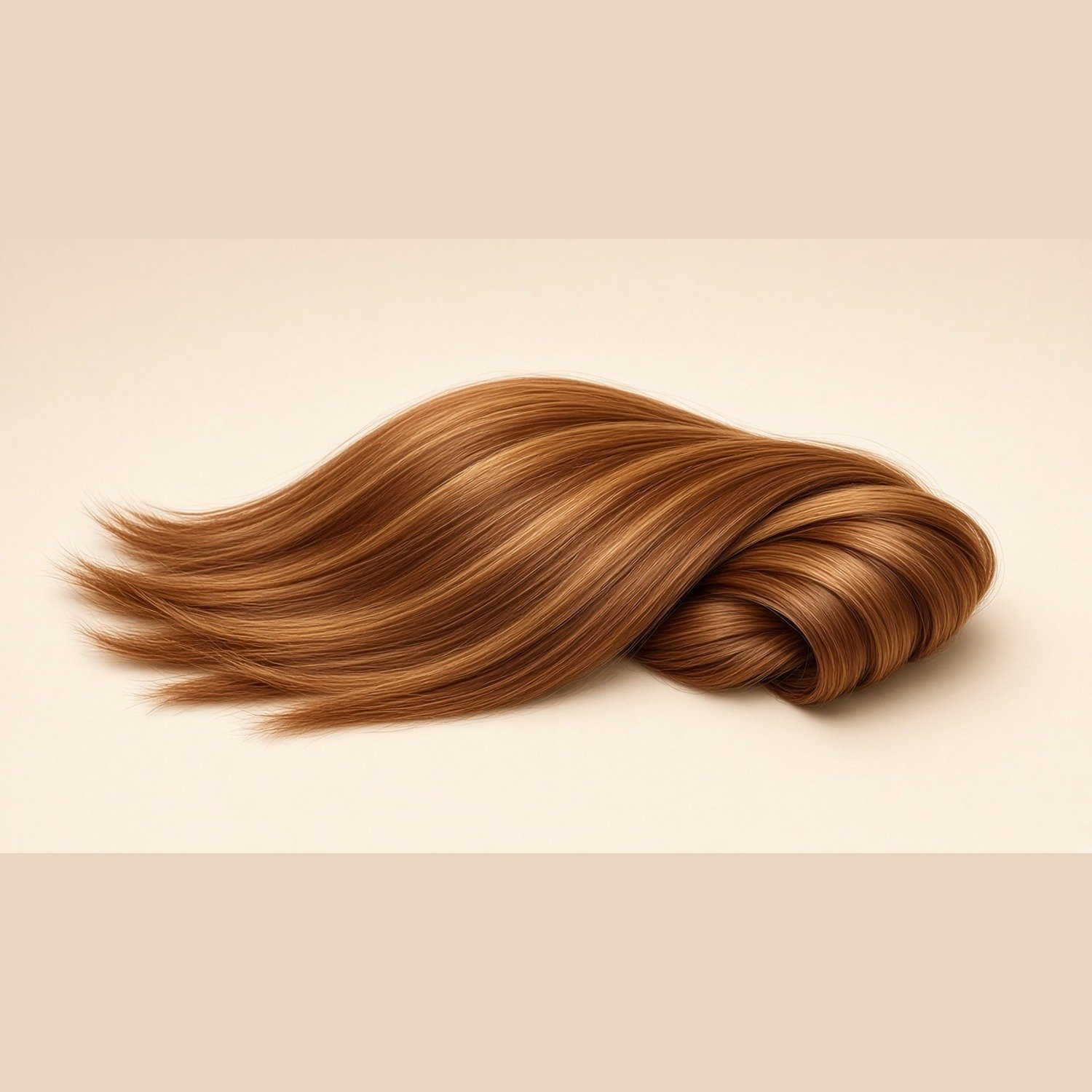 Russian Hair Extensions 18" #33/#12 Auburn Golden Brown Mix Straight