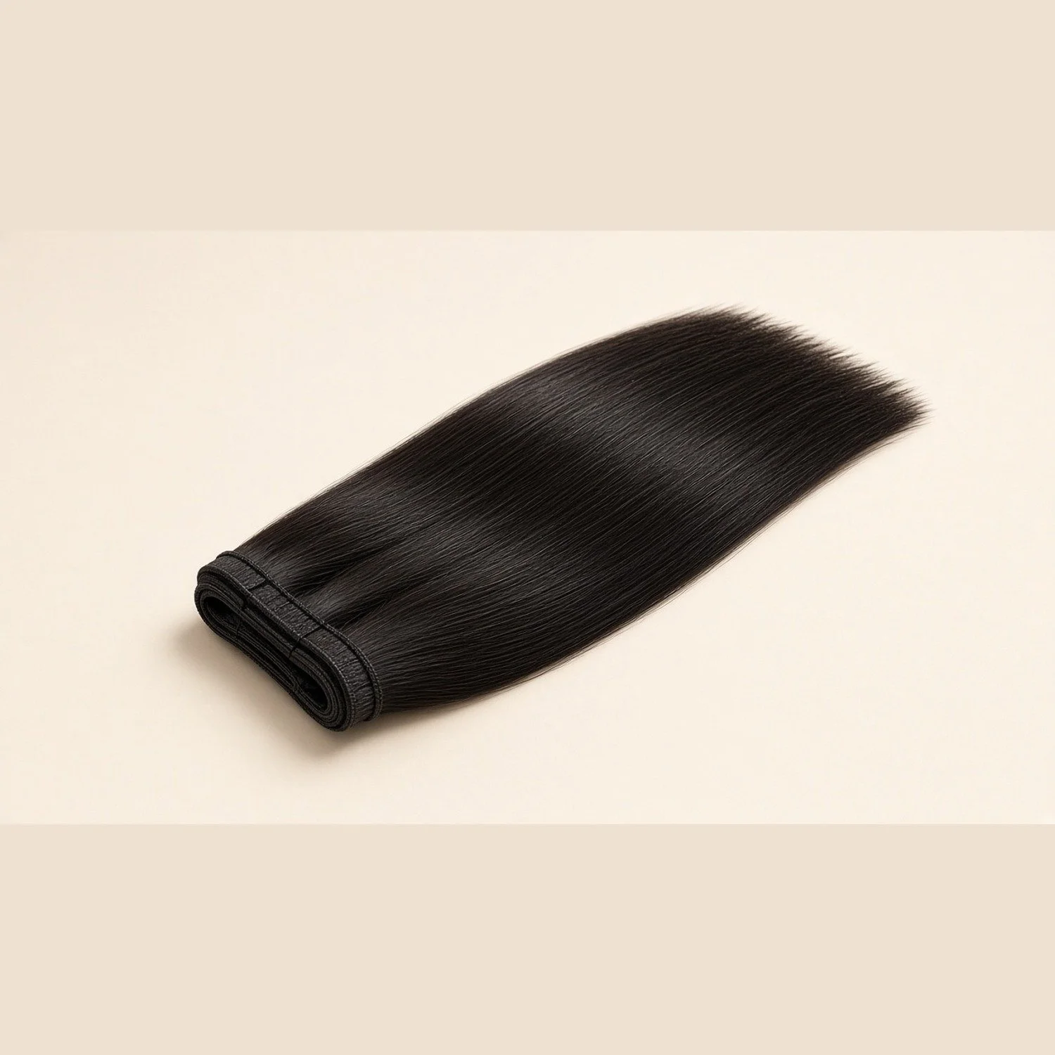 Russian Hair Extensions 28" #1B Natural Black Straight