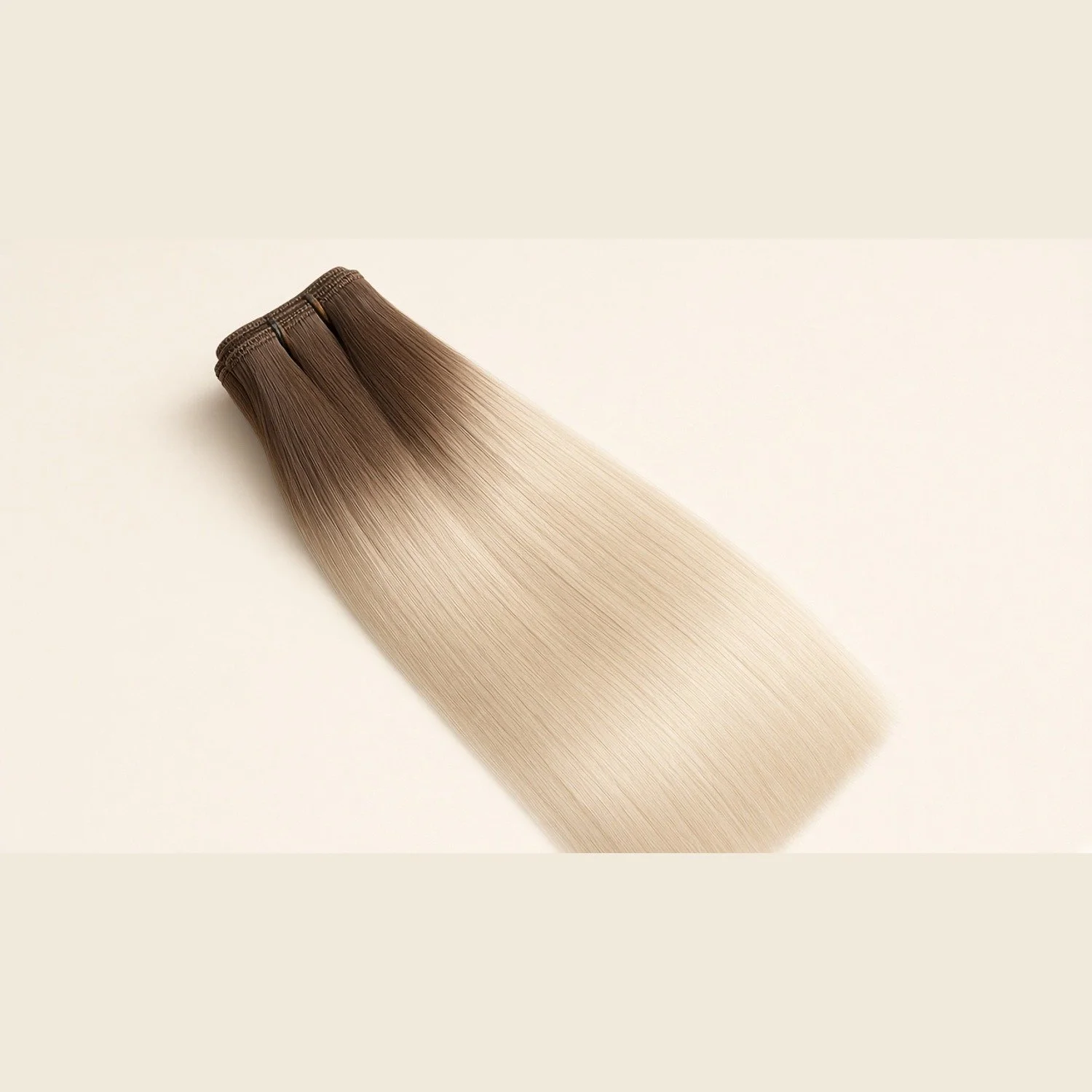 Russian Hair Extensions 30" #T7/Ivory Ombre Ash Brown to Ivory Blonde Straight