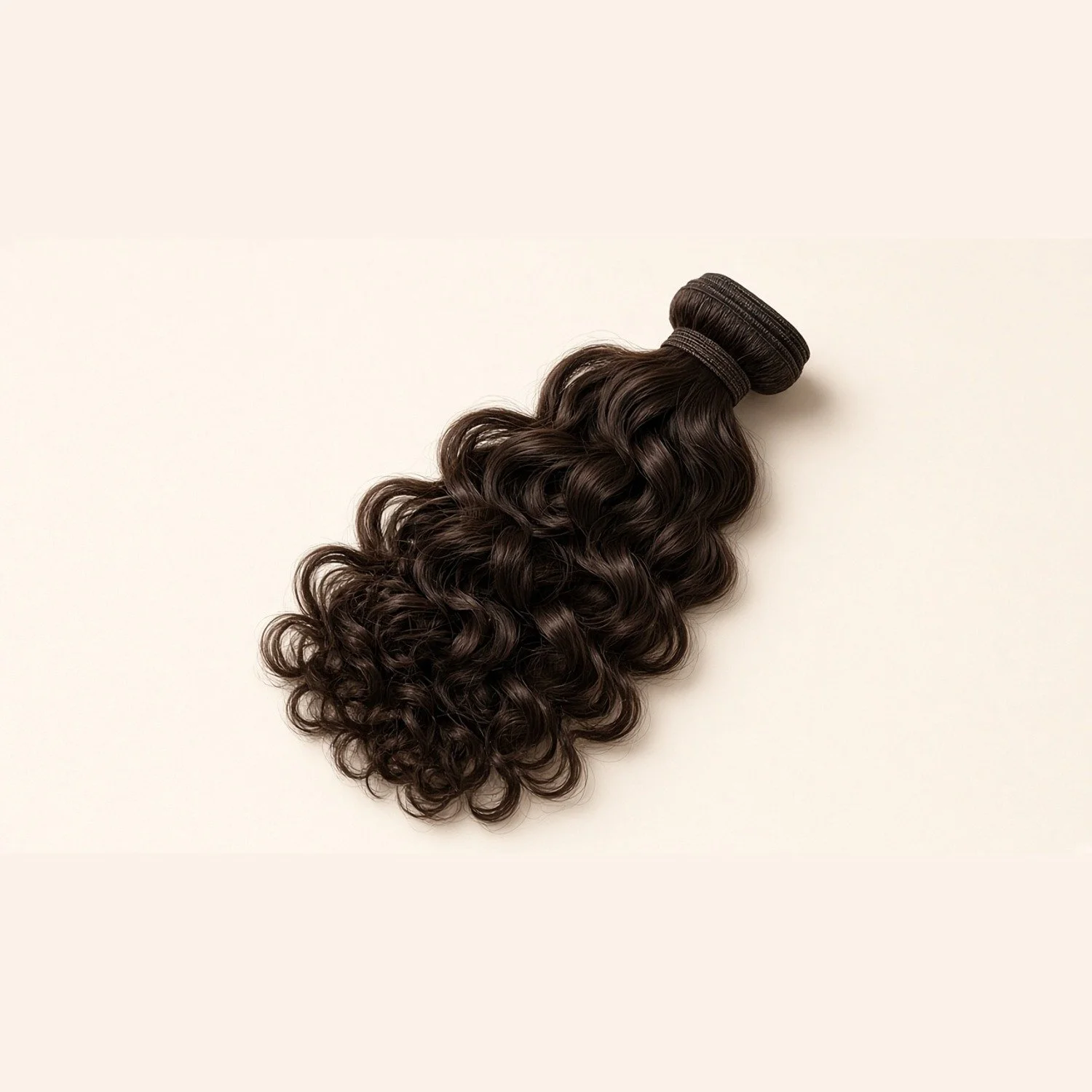 Russian Hair Extensions 18" #3 Dark Brown Curly