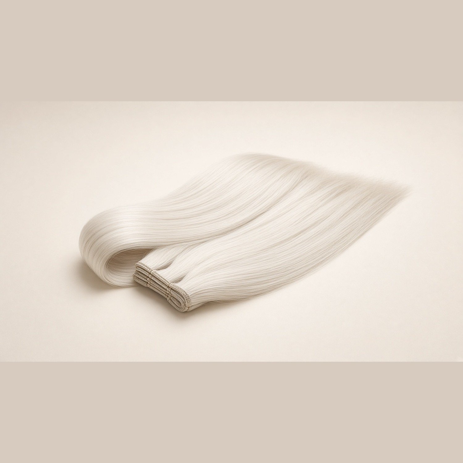 Russian Hair Extensions 26" #1001 Platinum Blonde Straight