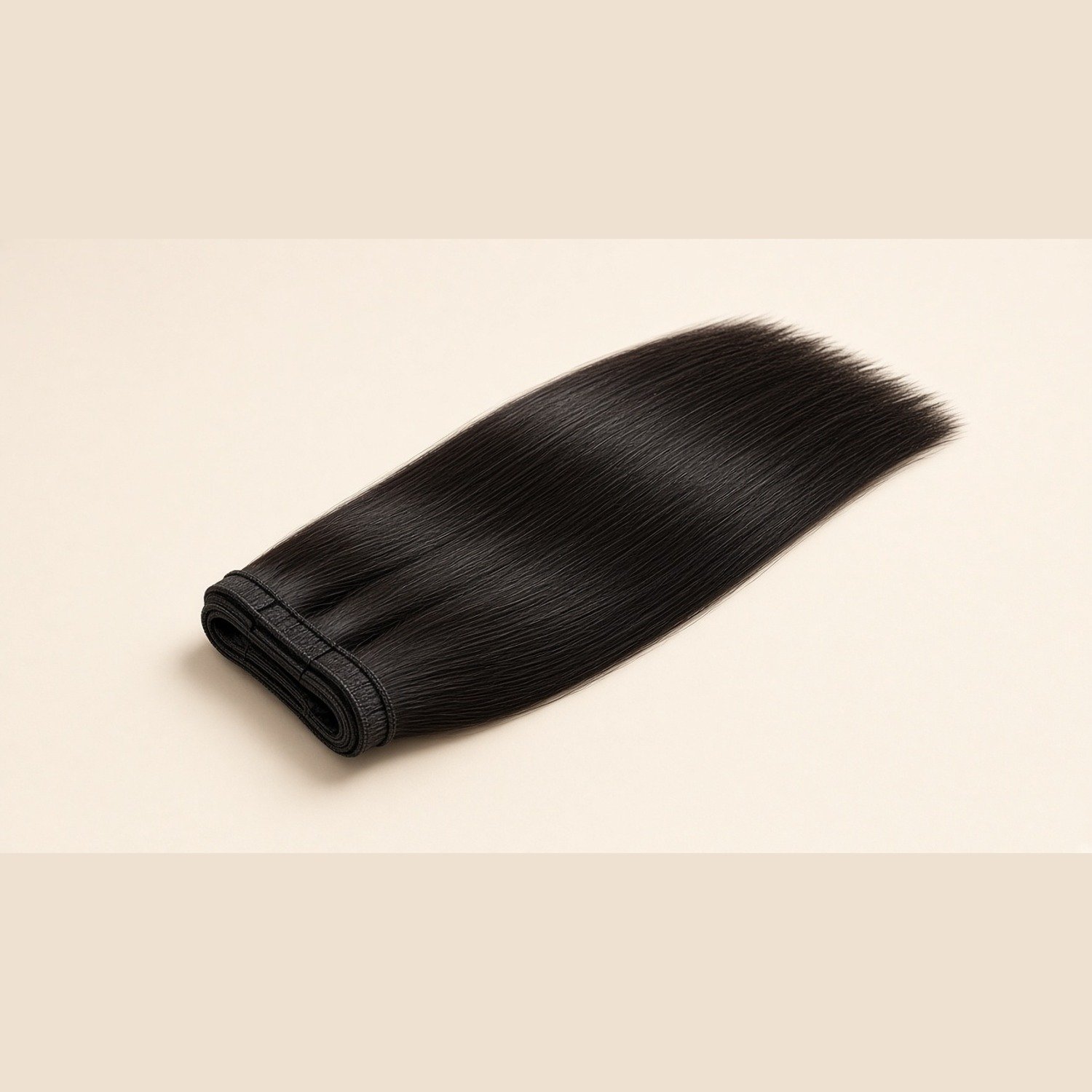 Russian Hair Extensions 18" #1B Natural Black Straight