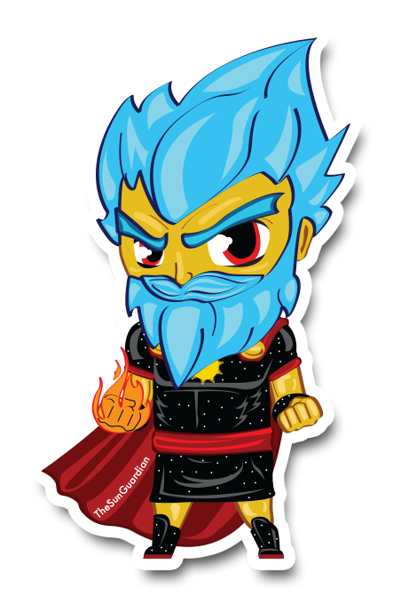 Chibi Kai sticker 3"