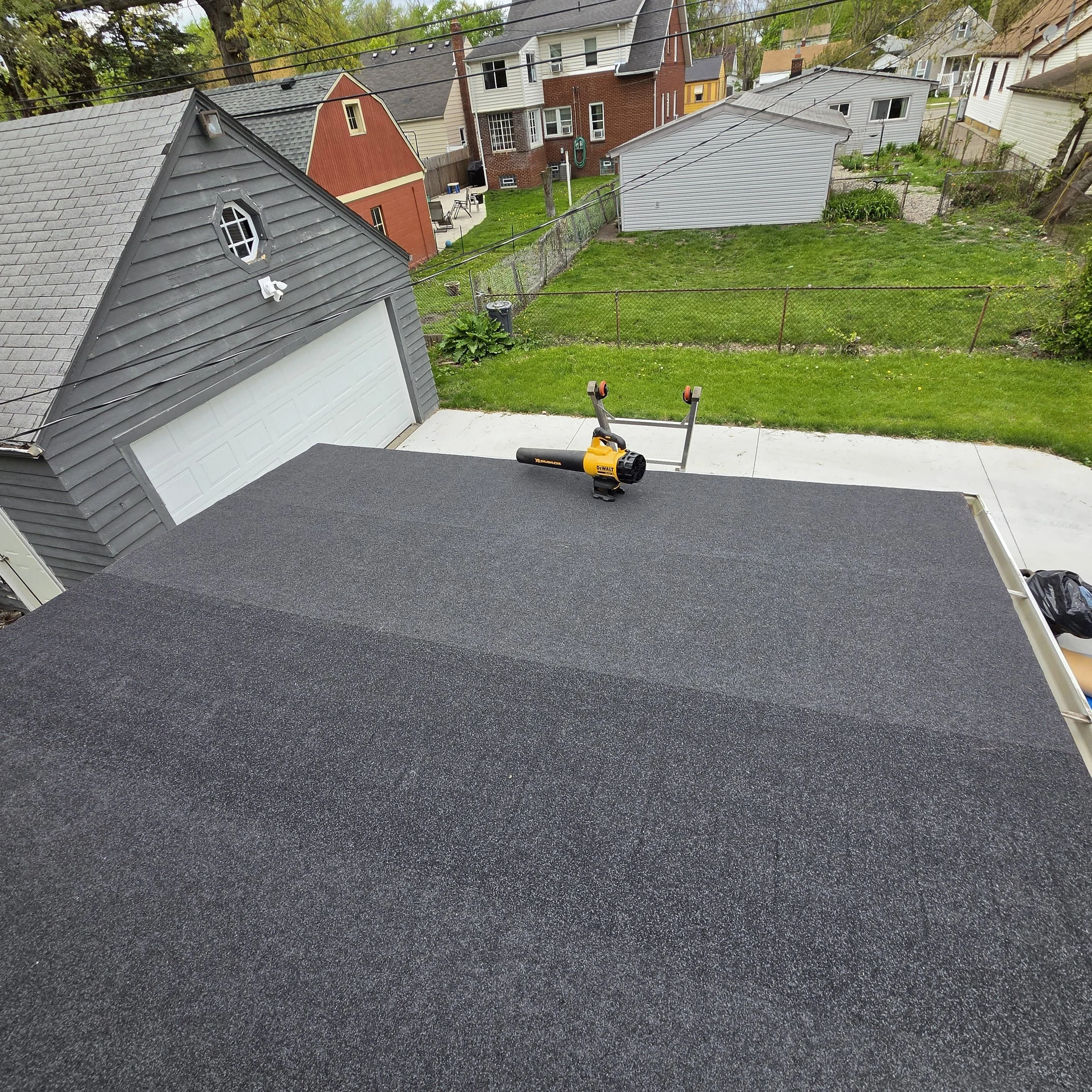 Flat Roof replacement project completed in Hazel Park Michigan