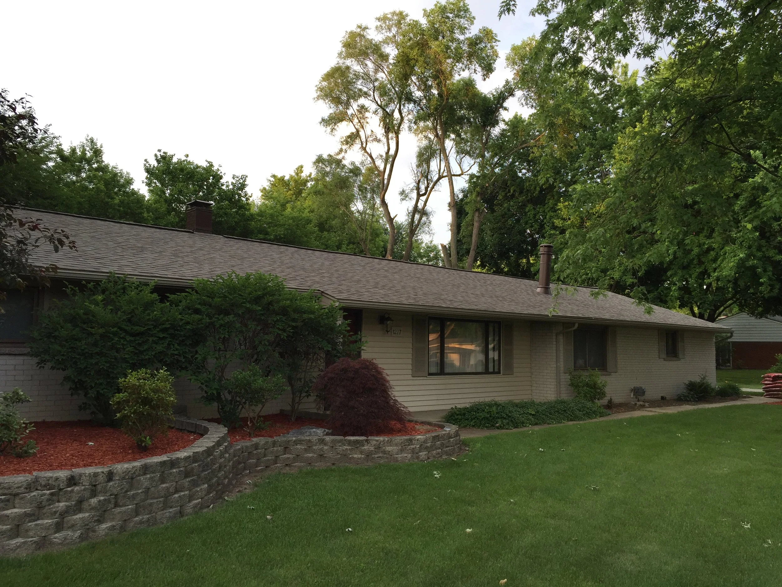Roof replacement project completed in Bloomfield Hills Michigan
