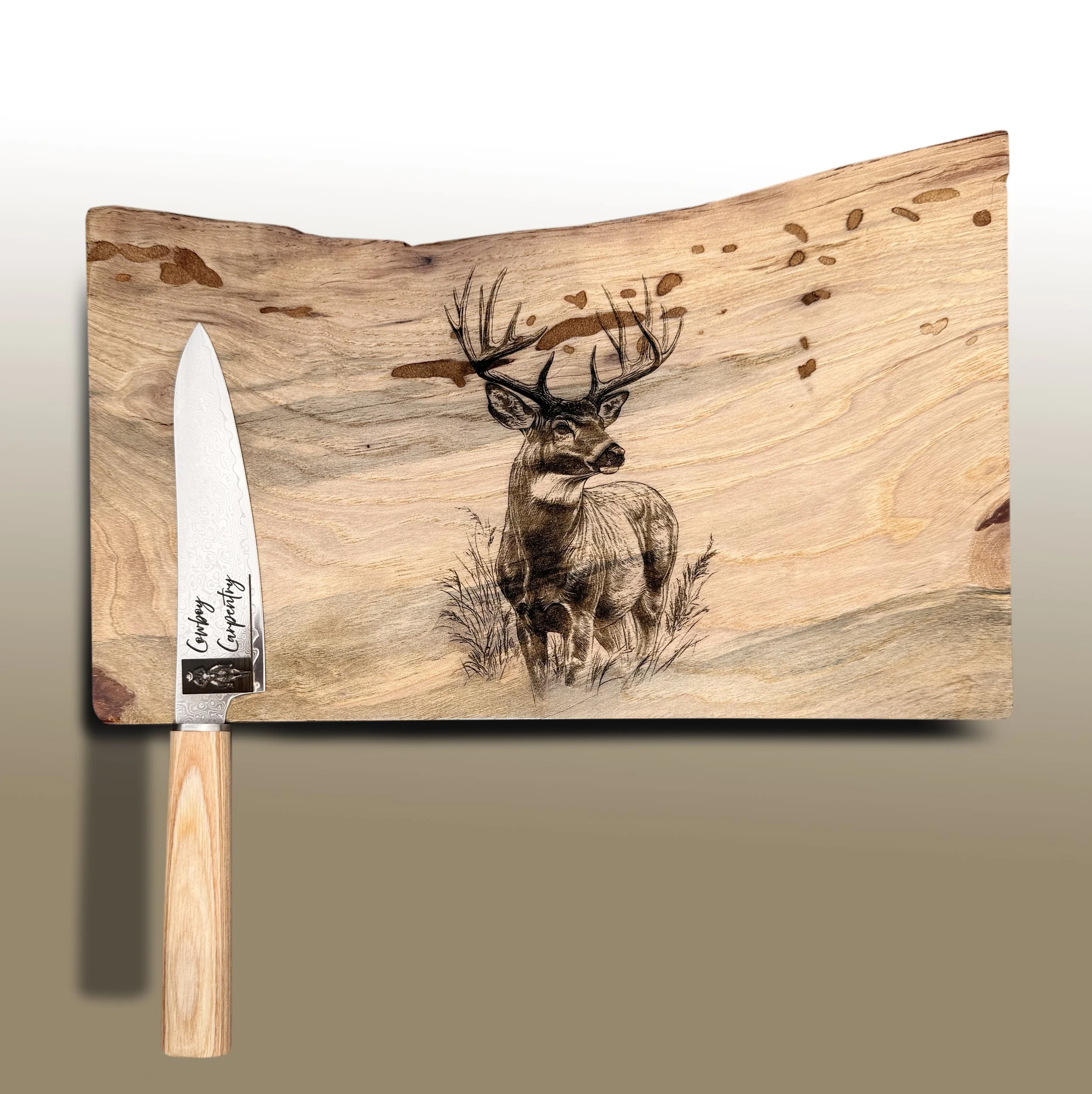 Laser Engraved Deer